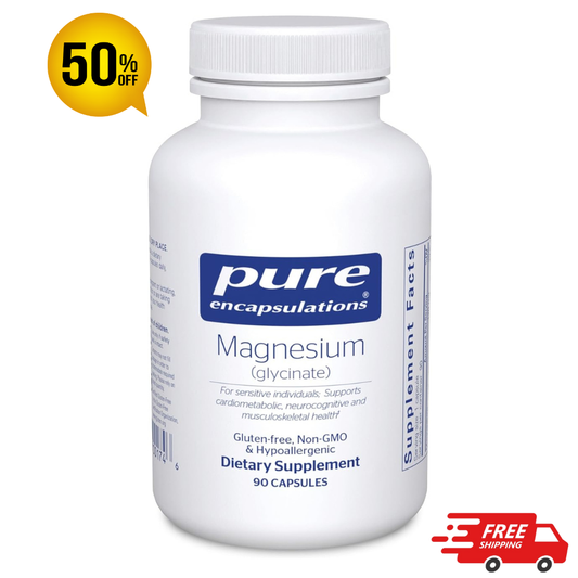 Pure Magnesium (glycinate) 90 Capsule 50% Off