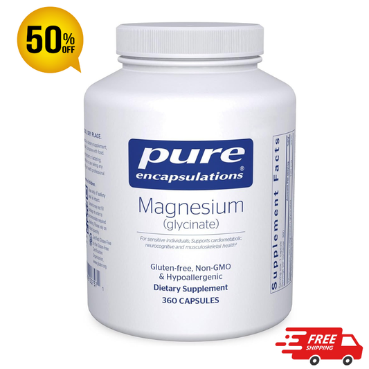 Pure Magnesium (glycinate) 360 Capsule 50% Off